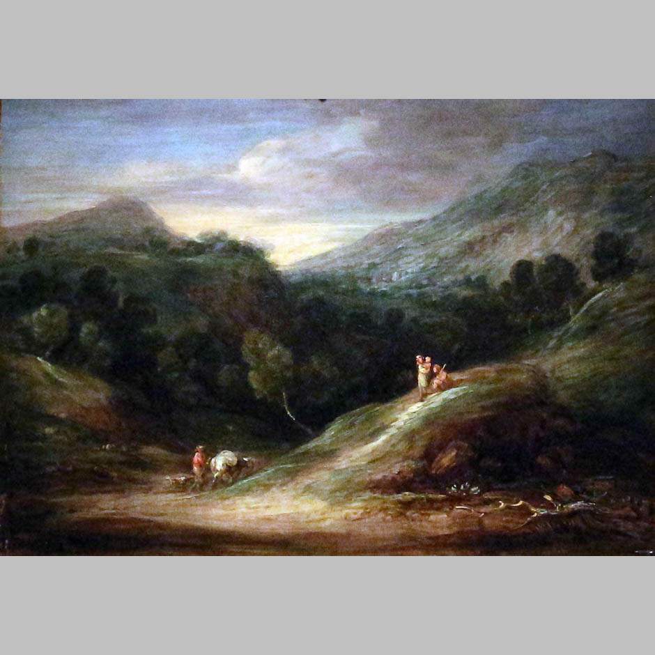 Томас Гейнсборо. Пейзаж с холмами. Ок. 1786