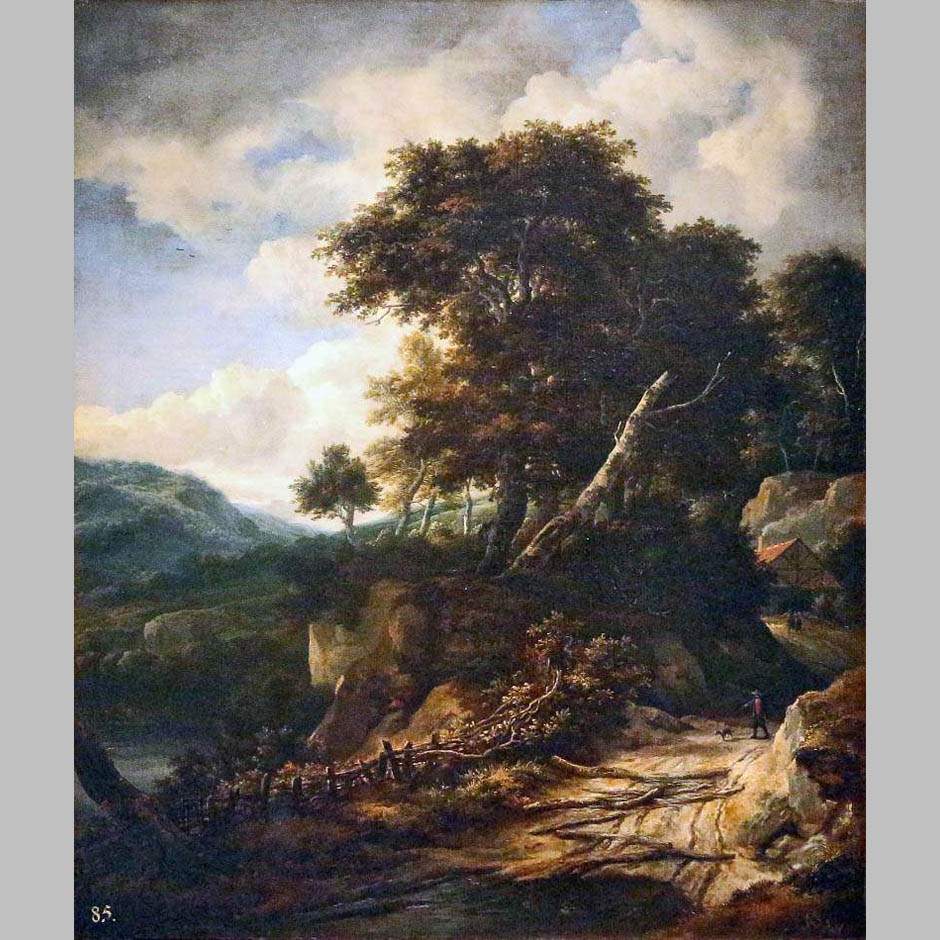 Якоб ван Рейсдал. Горный пейзаж. 1682 