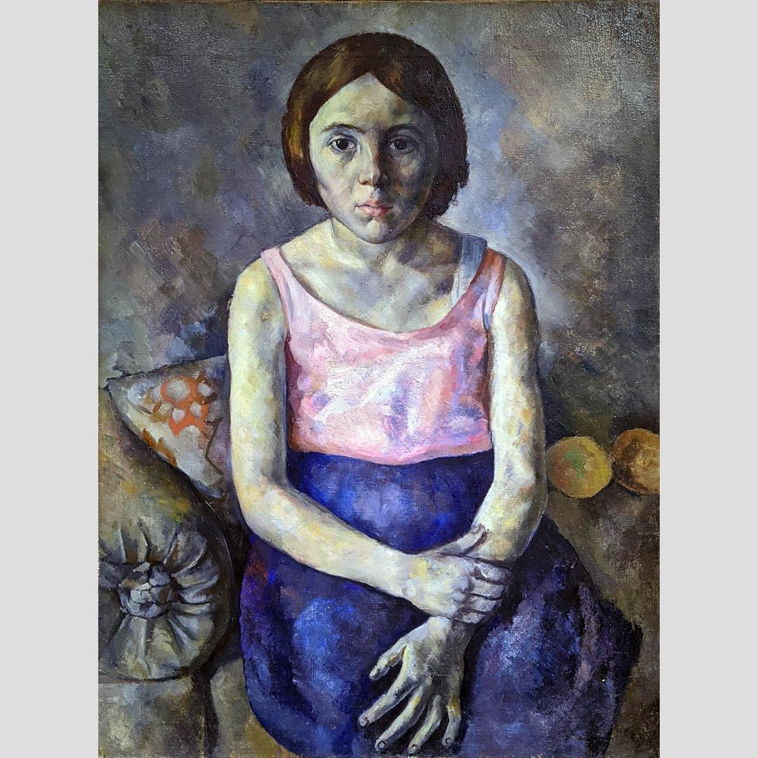 Мария Ильф-Тарасенко. Портрет девочки. Конец 1920-х