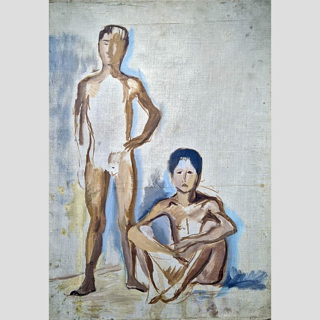 Георгий Павильонов. Два мальчика. 1937