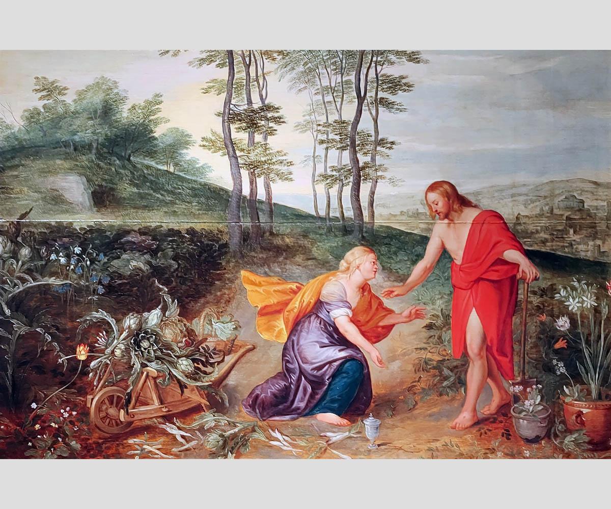 Ян Брейгель Мл., Ян ван Бален. Явление Христа Марии Магдалине (Христос-садовник). Вт. половина 1640-х