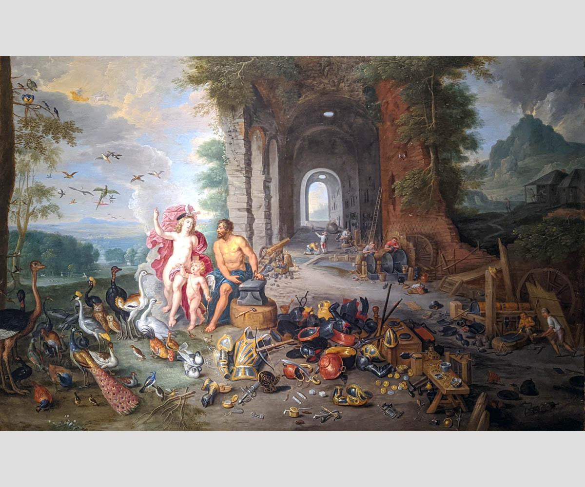 Ян Брейгель Мл., Абрахам Виллемсен. Аллегория Воздуха и Огня. 1630-е