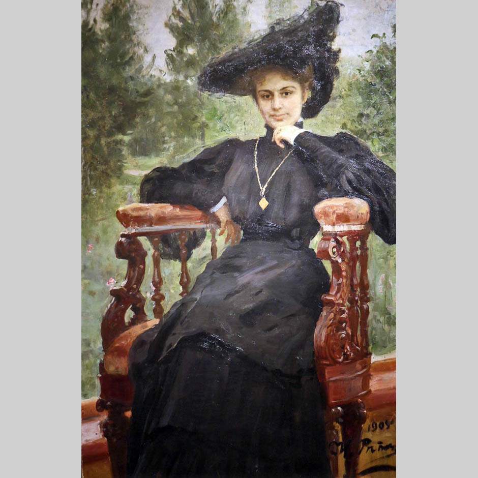 Илья Репин. Портрет М.Ф. Андреевой. 1905