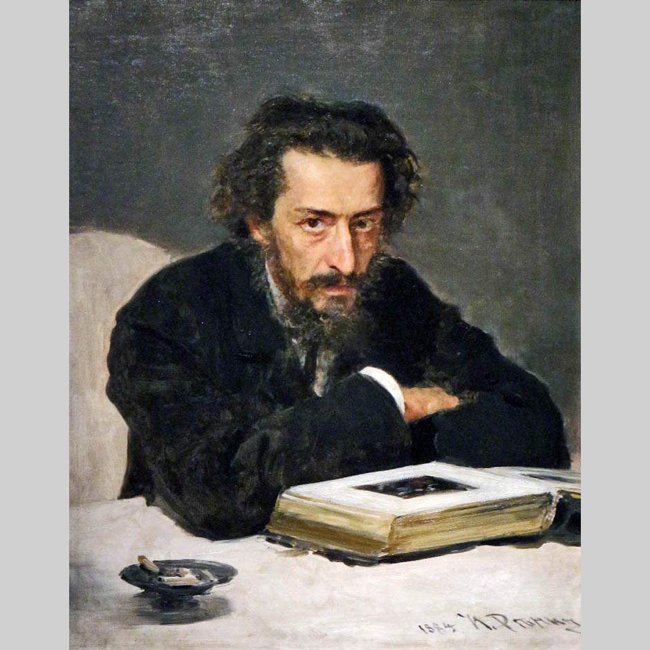 Илья Репин. Портрет П.И. Бларамберга. 1884