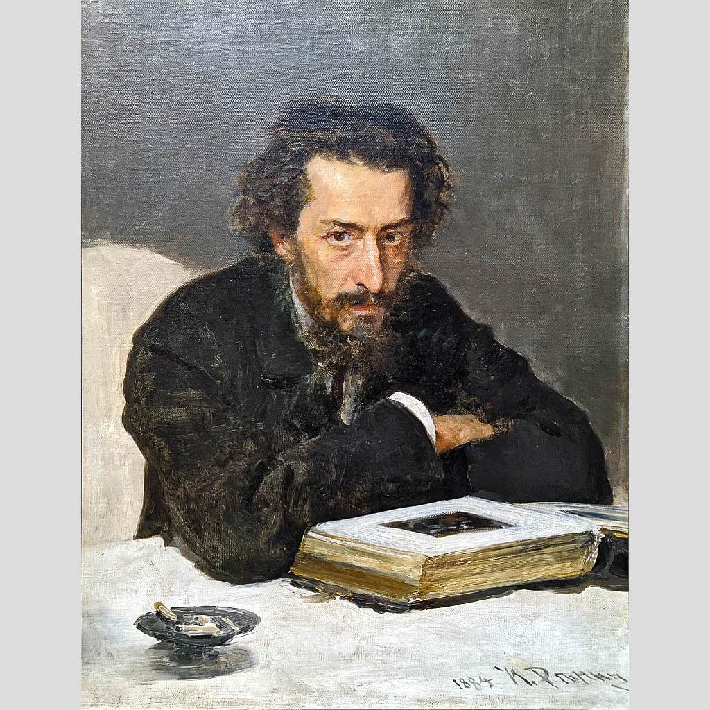 Илья Репин. Павел Иванович Бларамберг. 1884