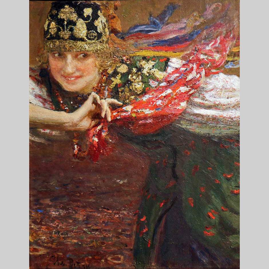 Илья Репин. Танцующая. Мэри Холопушина. 1925