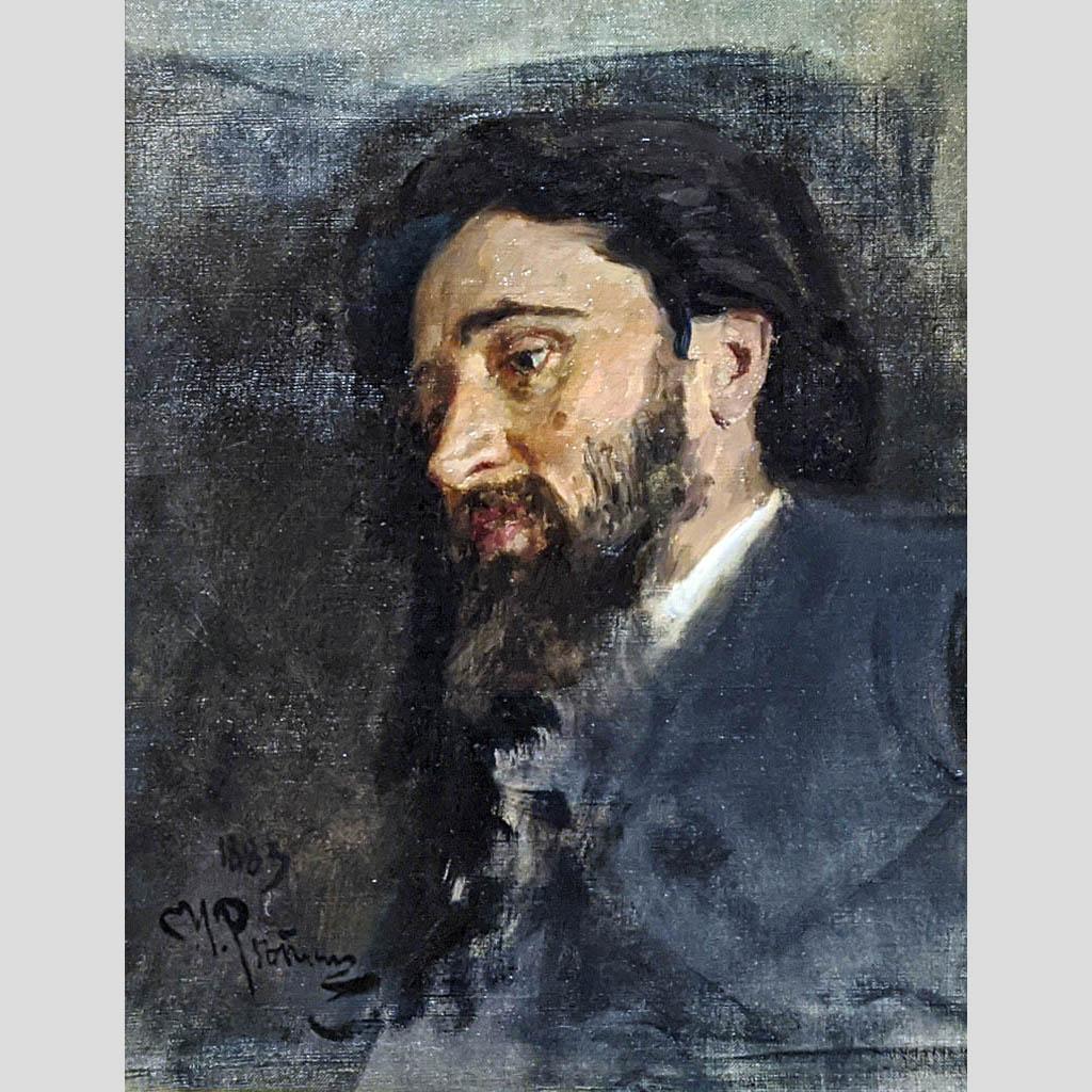Илья Репин. Портрет В.М. Гаршина. 1883