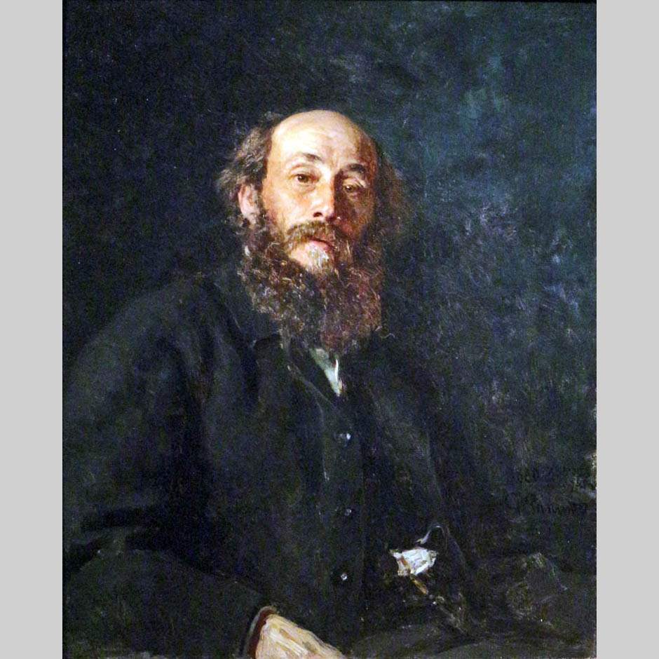 Илья Репин. Портрет Н.Н. Ге. 1880