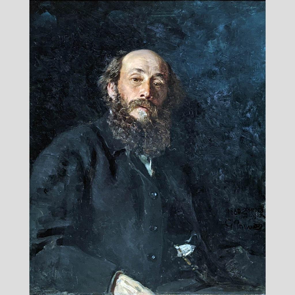 Илья Репин. Портрет Н.Н. Ге. 1880