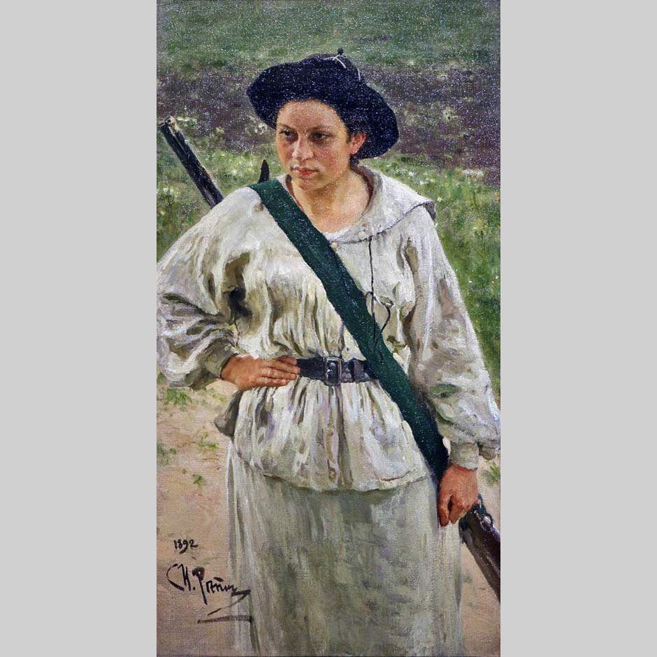 Илья Репин. На охоте. 1892