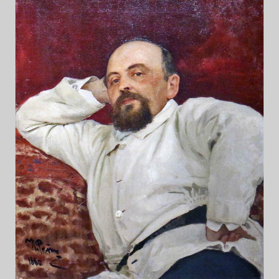 Илья Репин. Портрет С.И. Мамонтова. 1880