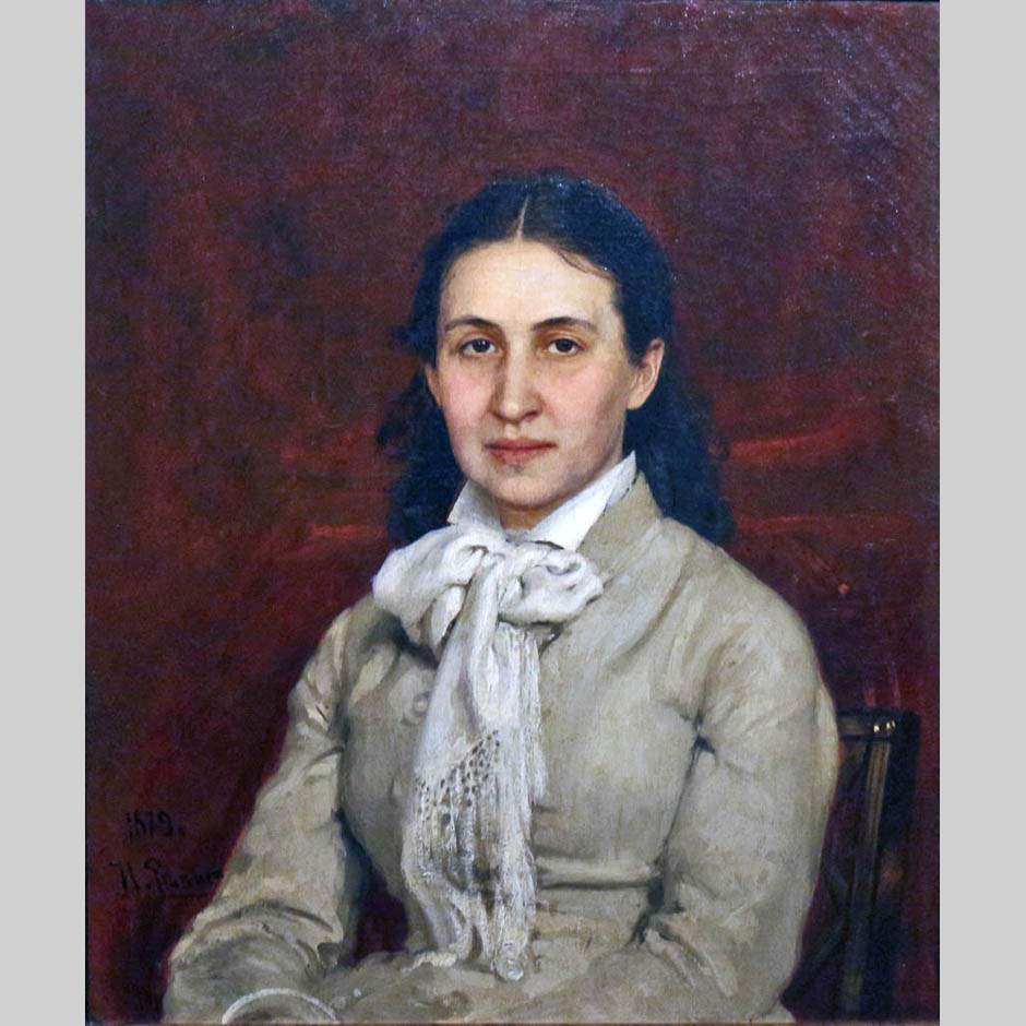 Илья Репин. Портрет Е.Г. Мамонтовой. 1874-79