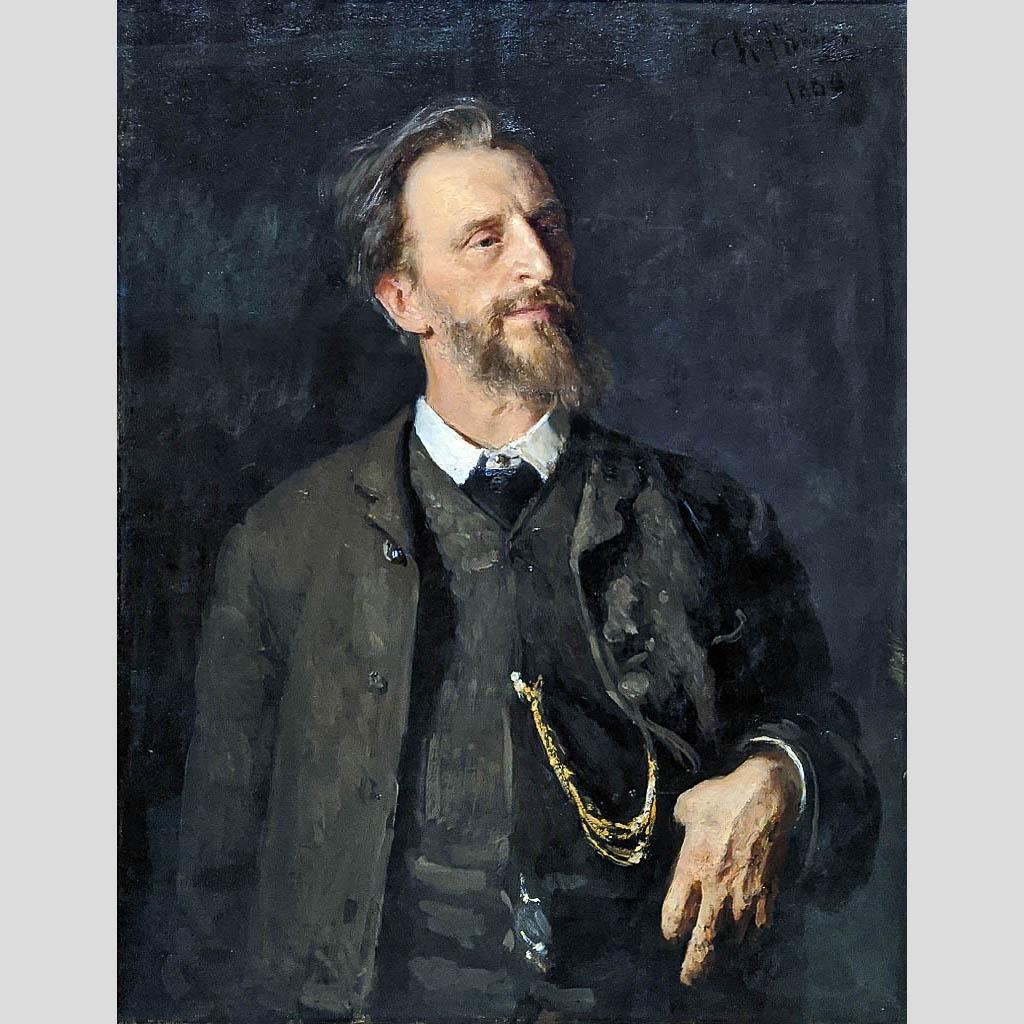Илья Репин. Портрет Г.Г. Мясоедова. 1886