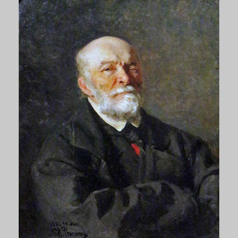 Илья Репин. Портрет Н.И. Пирогова. 1881