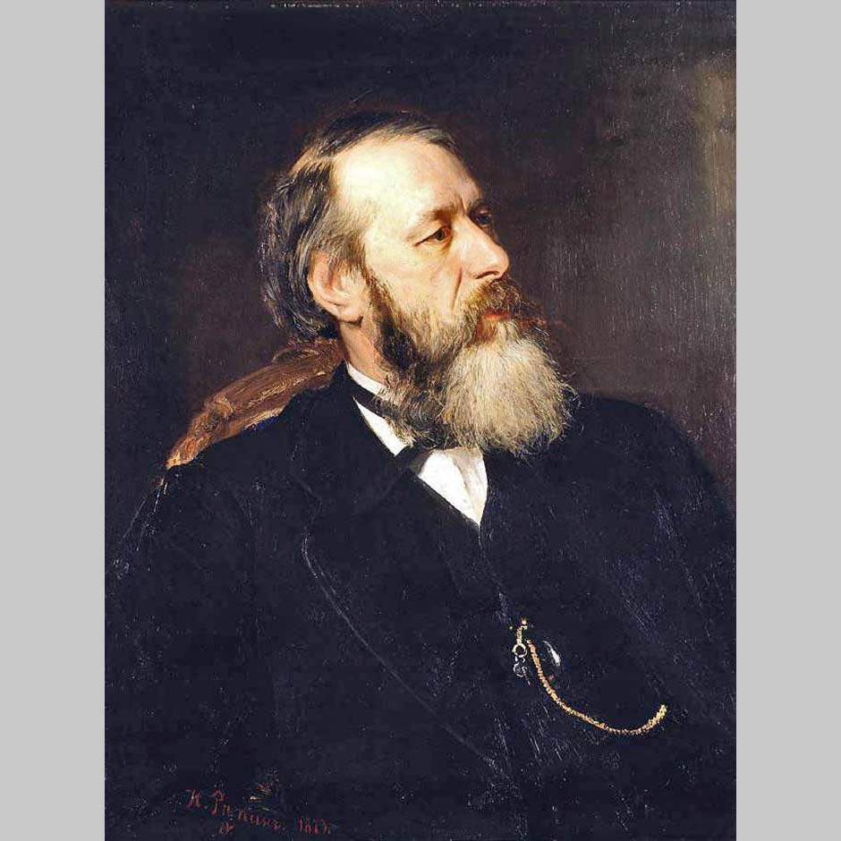 Илья Репин. Портрет В.В. Стасова. 1873