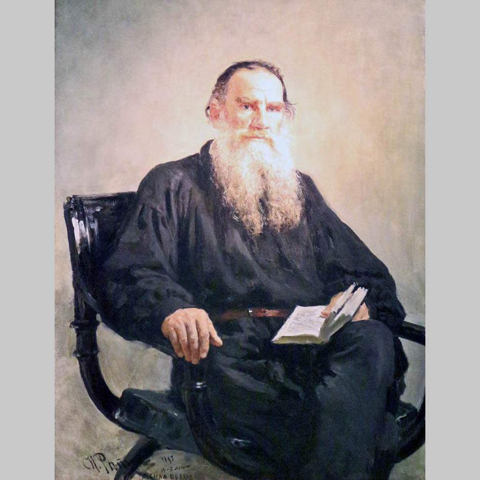 Илья Репин. Портрет Л.Н. Толстого. 1887