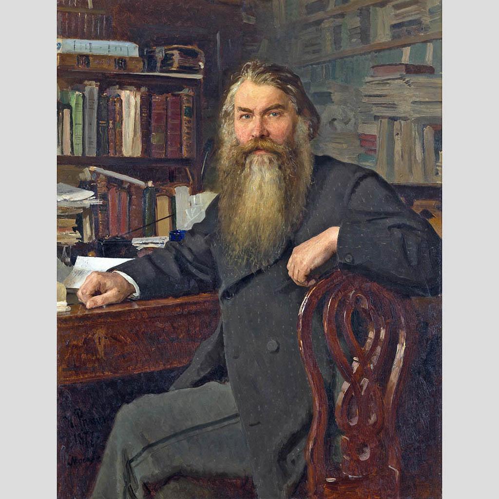 Илья Репин. Портрет И.Е. Забелина. 1877
