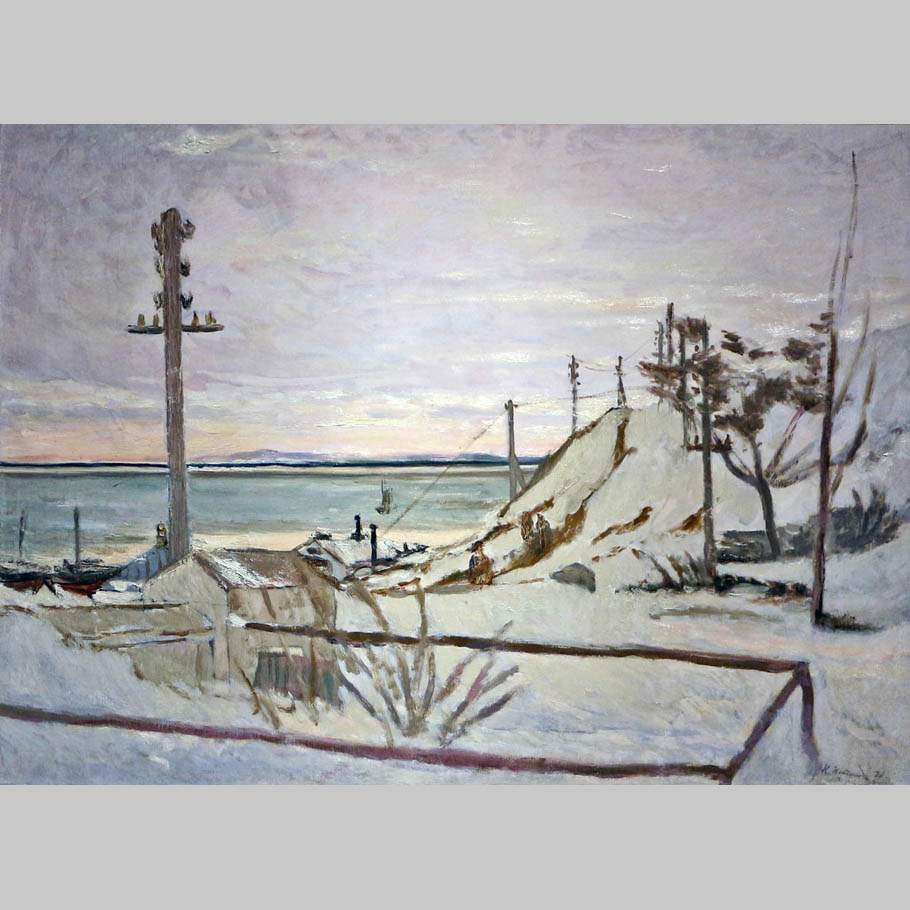 Константин Истомин. Зима в Еникале. 1936