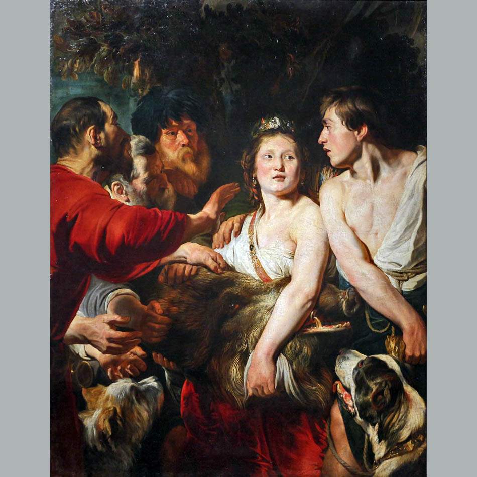 Якоб Йорданс. Мелеагр и Аталанта. 1617-18