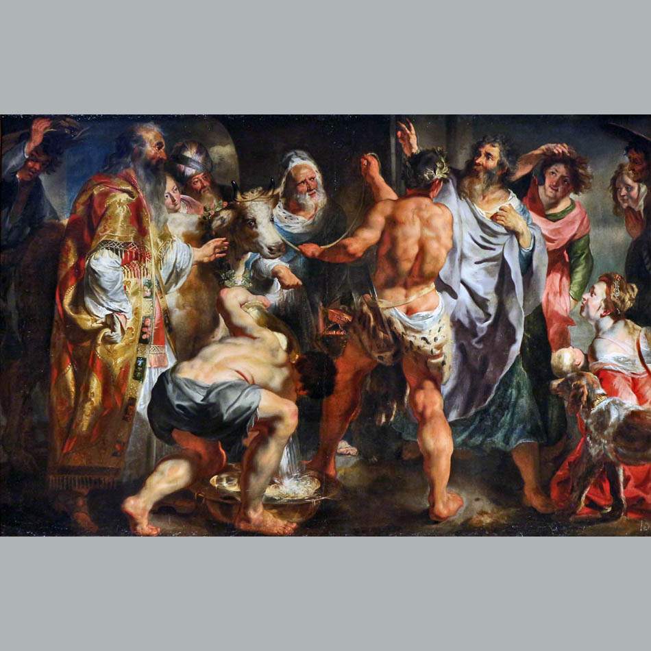Якоб Йорданс. Апостолы Павел и Варнава в Листре. 1616