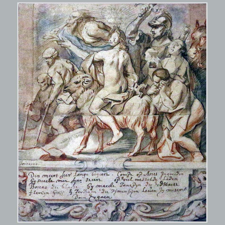 Якоб Йорданс. Аллегория месяца Март. 1657
