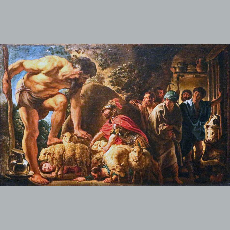 Якоб Йорданс. Одиссей в пещере Полифема. 1635