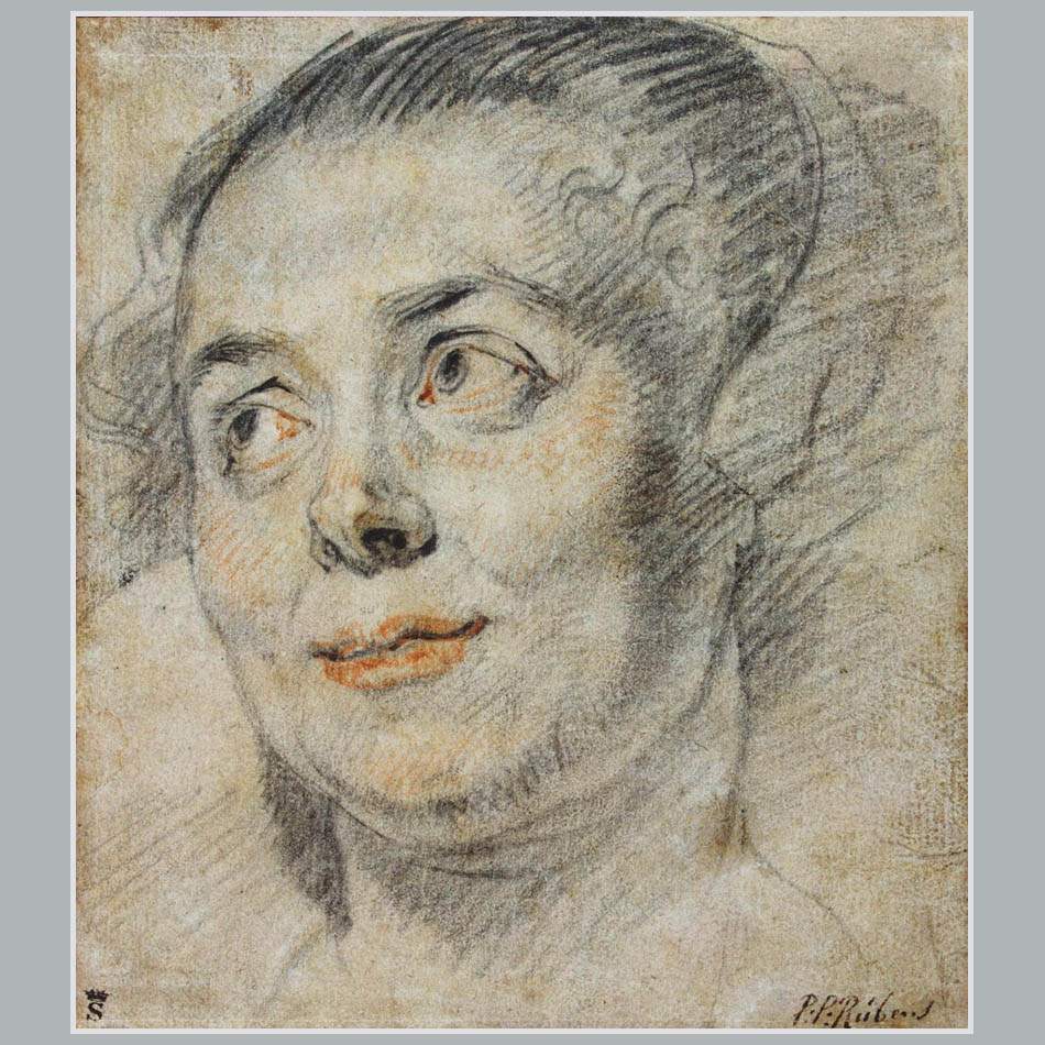 Якоб Йорданс. Голова молодой женщины. 1635-40