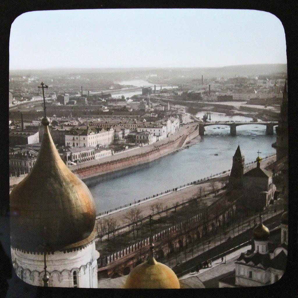 Карл Берггрен. Вид на Москва реку от храма Христа Спасителя. 