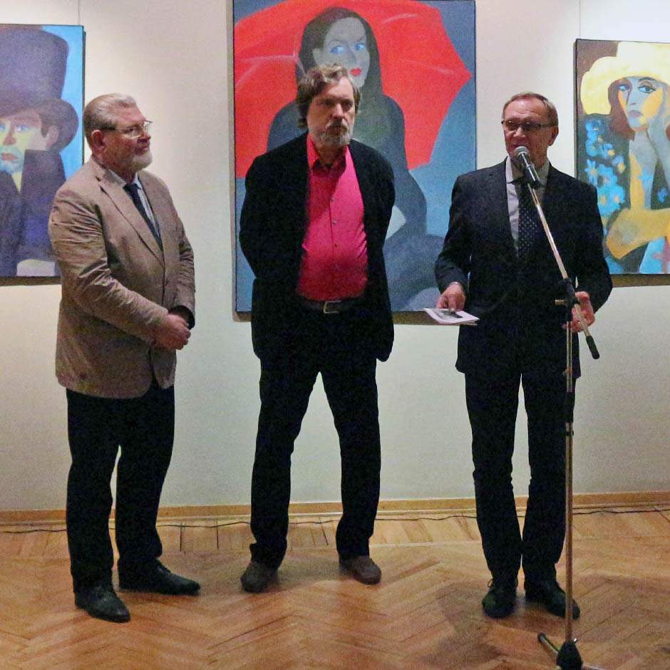 Открытие выставки Ильи Комова
