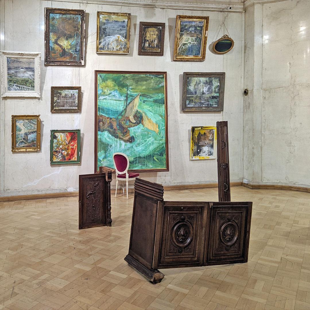 Валерий Кошляков. Инсталляция Картинный зал шато. 2020-2021