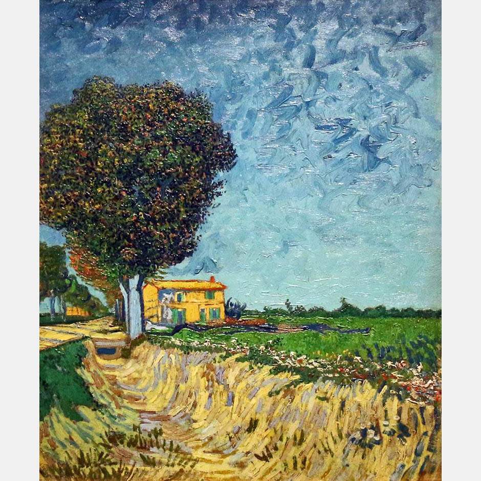 Vincent van Gogh. A Lane Near Arles. 1888