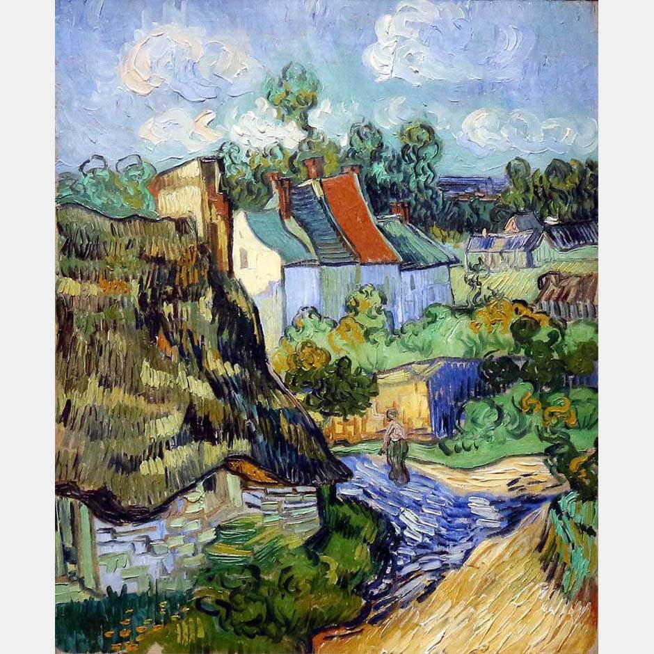 Vincent van Gogh. Houses of Auvers. 1890