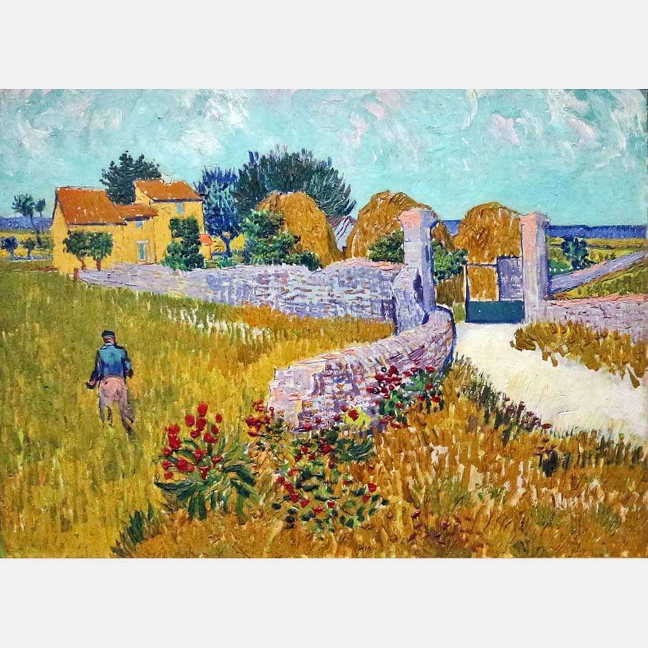 Vincent van Gogh. Farmhouse in Provence. 1888