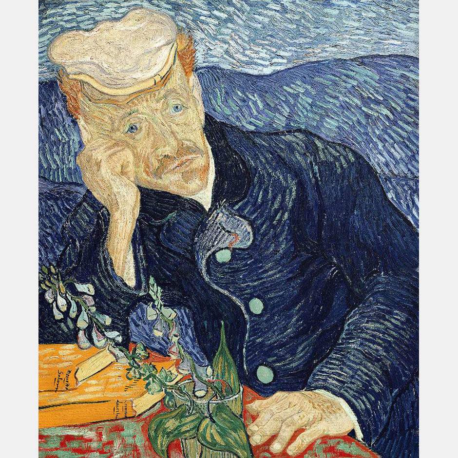 Vincent van Gogh. Portrait of Dr. Gachet. 1890