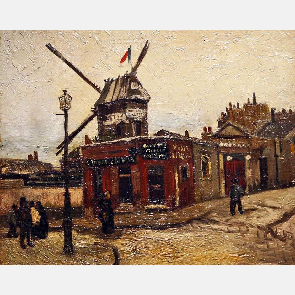 Vincent van Gogh. Le Moulin de la Galette. 1886
