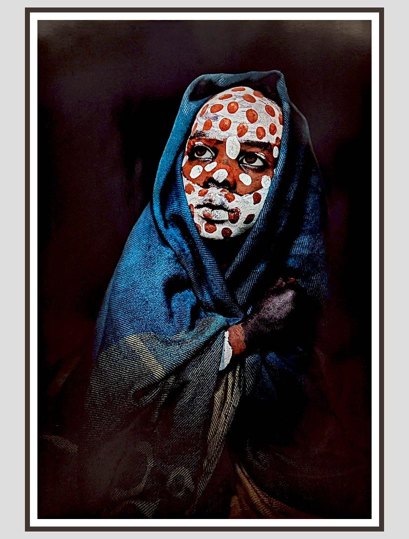 Ольга Мичи. Портрет женщины. Народ сурма. Эфиопия. 2017