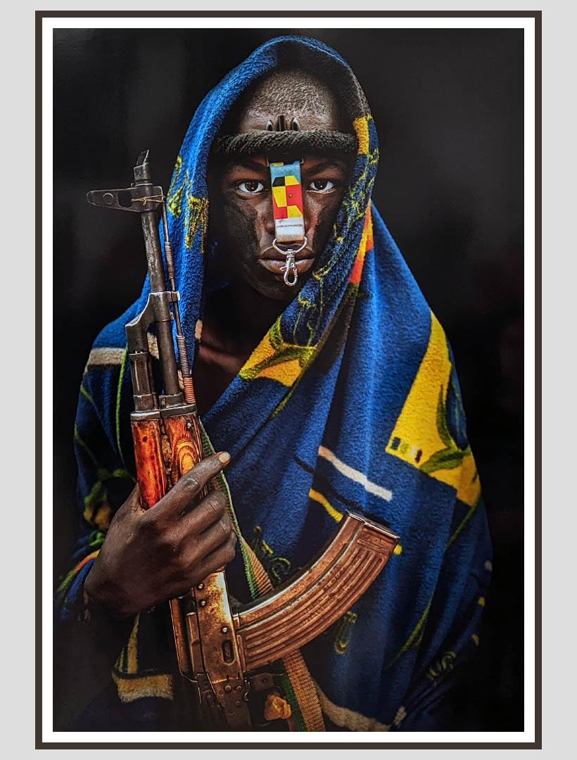 Ольга Мичи. Портрет мужчины. Народ мурси. Эфиопия. 2019