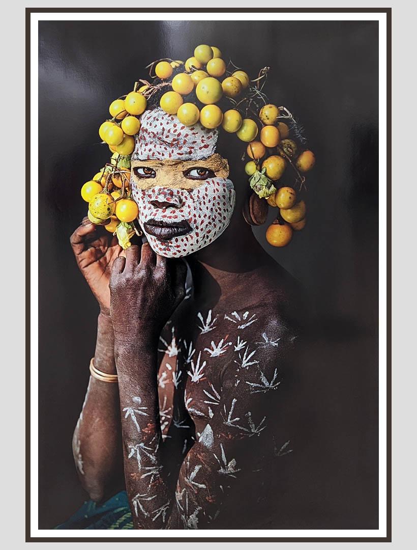 Ольга Мичи. Портрет молодого человека. Народ сурма. Эфиопия. 2017