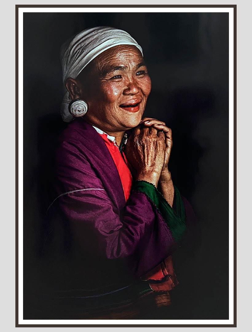 Ольга Мичи. Портрет женщины. Народ палаунг. Мьянма. 2019