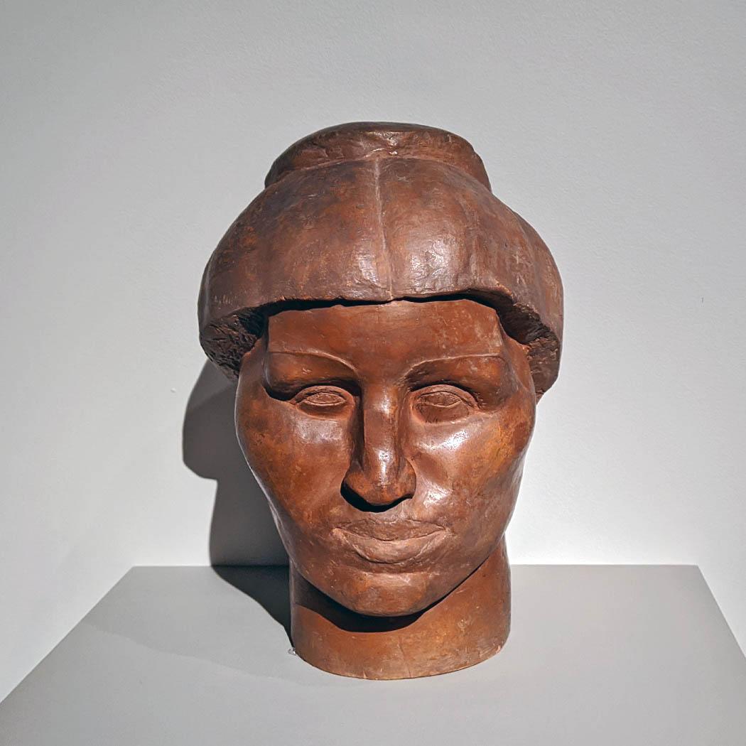 Лидия Лузановская. Голова женщины. 1928