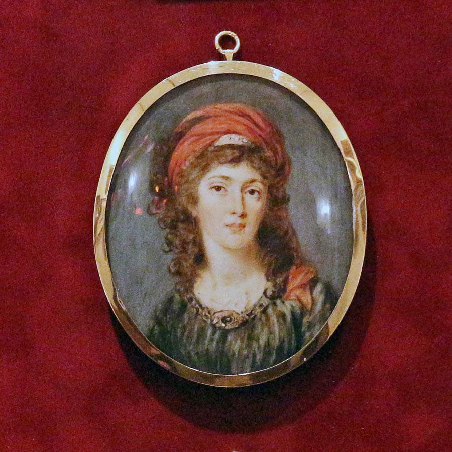 Августин Ритт. Портрет жены. 1790-е