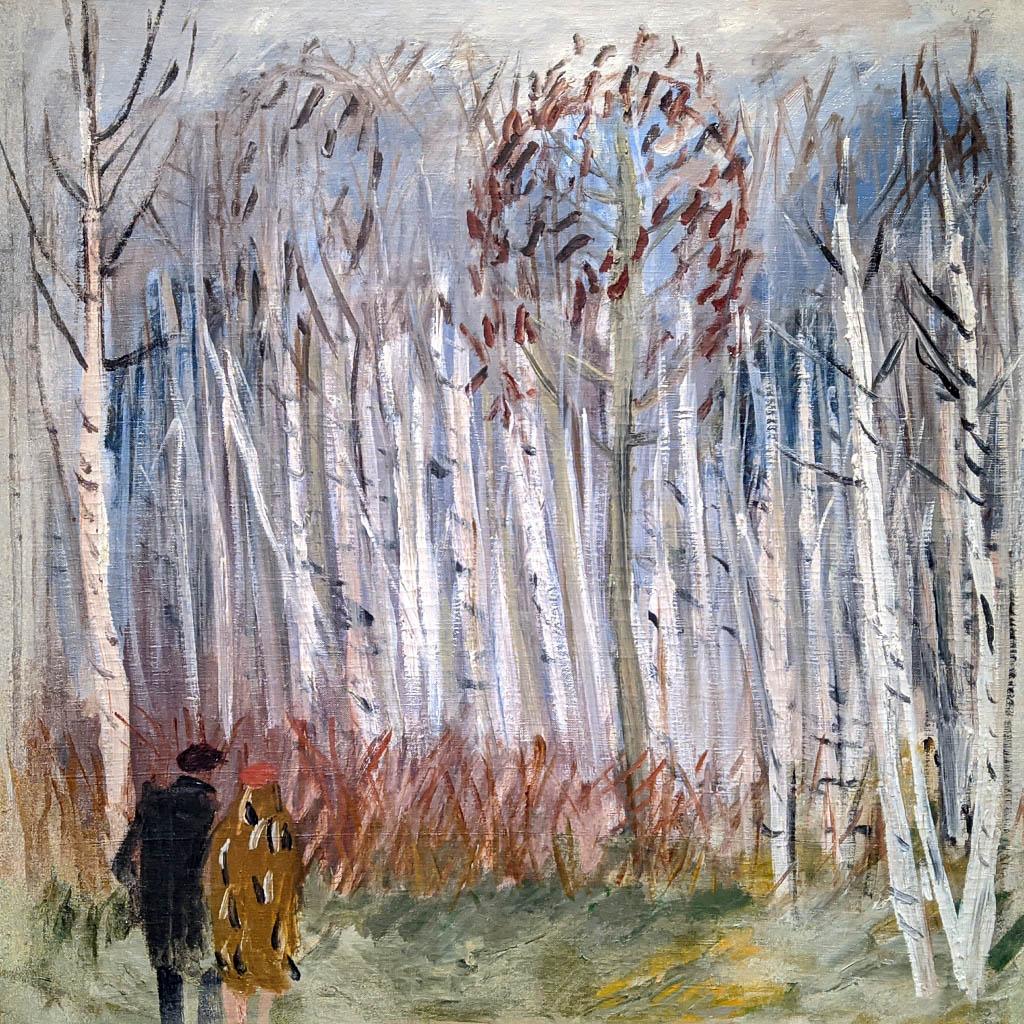 Татьяна Маврина. Березовый лес. 1930
