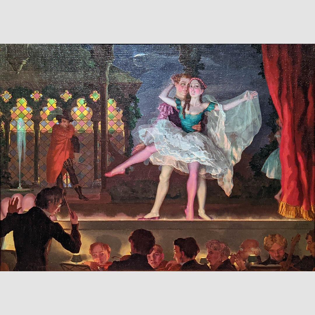 Константин Сомов. Старый балет. 1923 (в каталоге № 692)