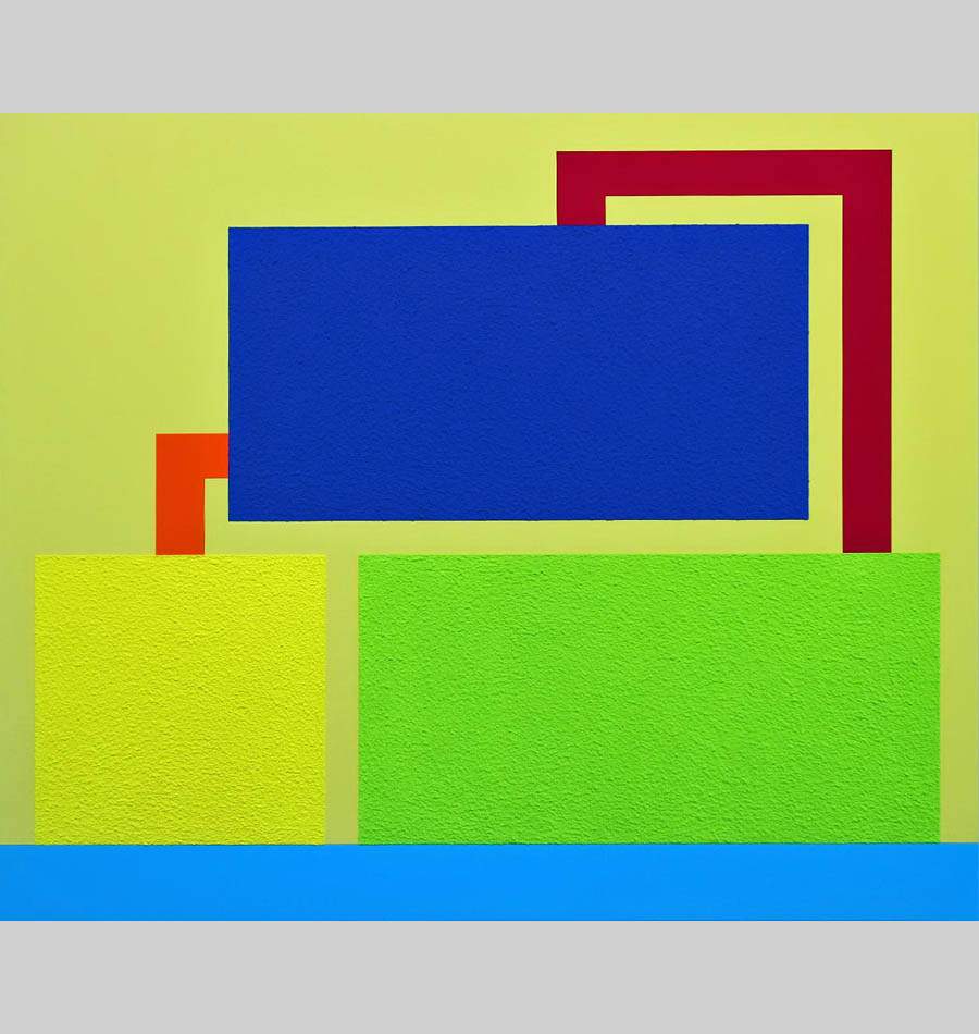 Peter Halley. 2.0. 2017, acrylic on canvas