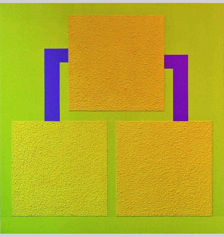 Peter Halley. 200 Degrees. 2017, acrylic on canvas