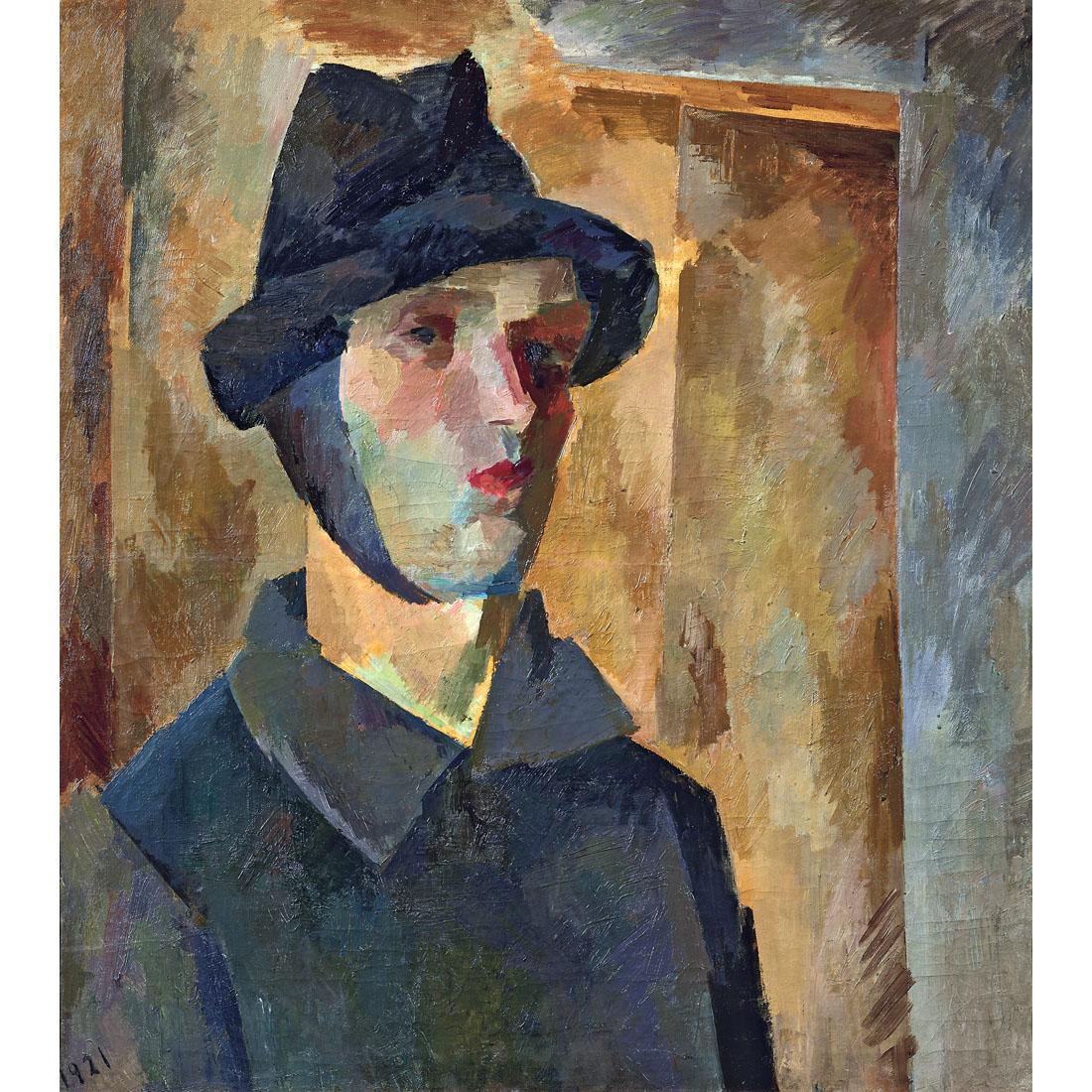 Роберт Фальк. Автопортрет с завязанным ухом. 1921. Третьяковская галерея