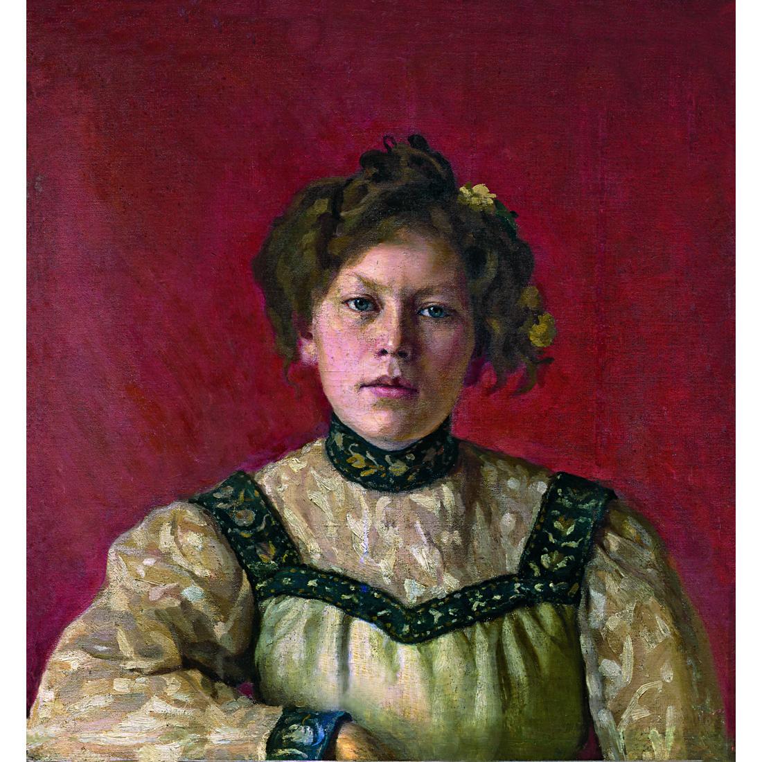 Анна Остроумова-Лебедева. Автопортрет. 1900-е. KGallery, Санкт-Петербург