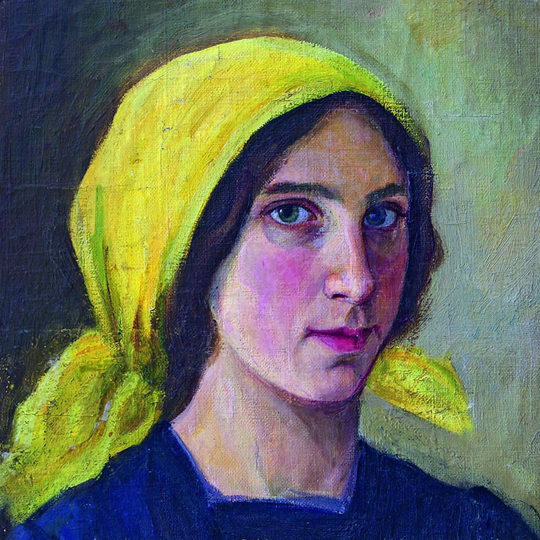 Александра Платунова. Автопортрет. Конец 1910-х. Художественный музей, Чебоксары