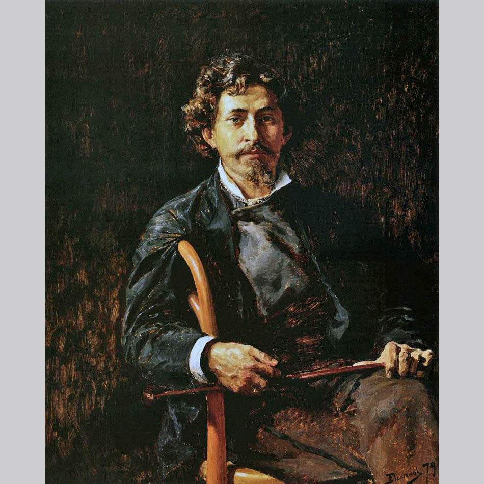 Василий Поленов. Портрет И.Е. Репина. 1879