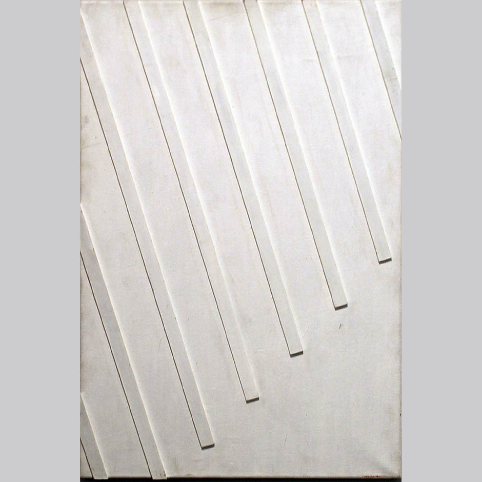 Александр Юликов. Белая рельефная композиция. 2007, х., акрил, картон (рельеф)